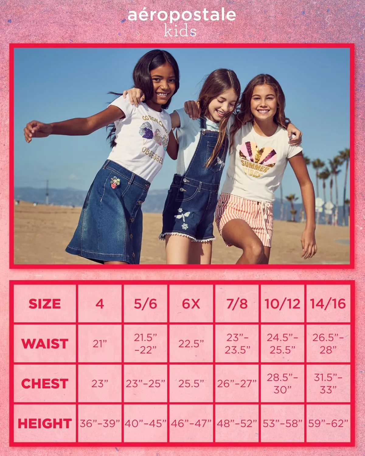 AEROPOSTALE Girls Butterfly Shorts - 2 Pack Performance Jersey Flowy Flutter Skirt with Attached Hidden Shorts (Sizes: 7-16)