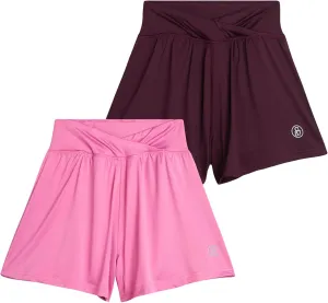 AEROPOSTALE Girls Butterfly Shorts - 2 Pack Performance Jersey Flowy Flutter Skirt with Attached Hidden Shorts (Sizes: 7-16)