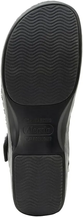 Alegria Women's Opal Leather Shoes with Slingback Open Back Sandals