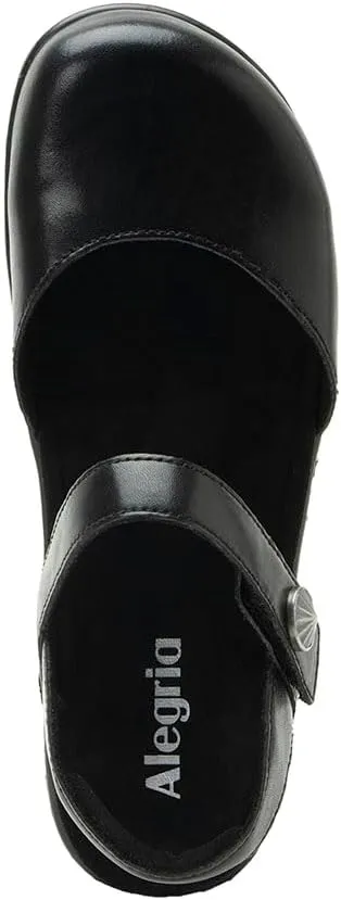 Alegria Women's Opal Leather Shoes with Slingback Open Back Sandals