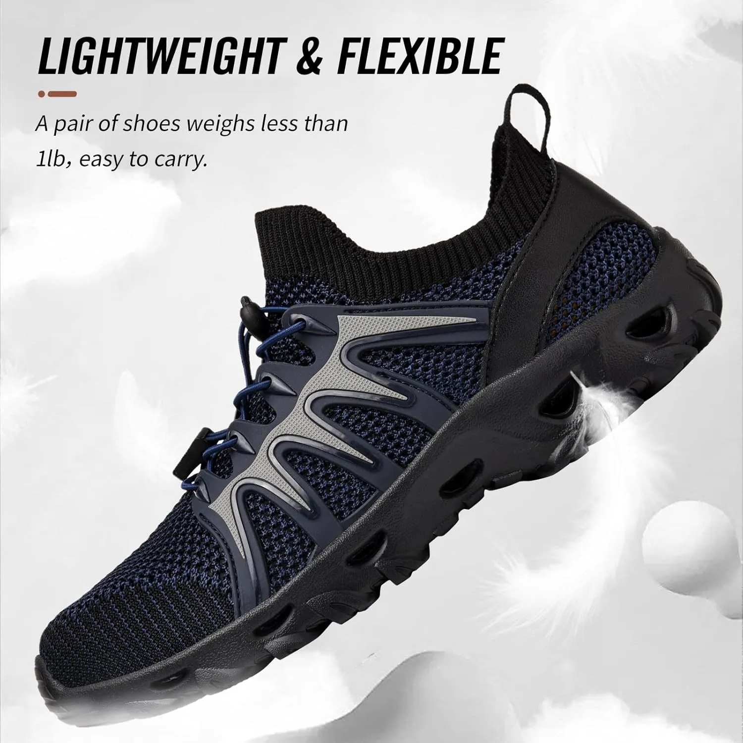 Alibress Water Shoes for Women Men Quick-Dry Aqua Shoes Men's Hiking Water Shoes Women's Beach Shoes Lightweight Water Sports Shoes for Swimming Fishing Kayaking