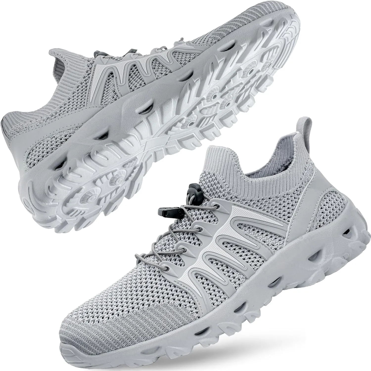 Alibress Water Shoes for Women Men Quick-Dry Aqua Shoes Men's Hiking Water Shoes Women's Beach Shoes Lightweight Water Sports Shoes for Swimming Fishing Kayaking