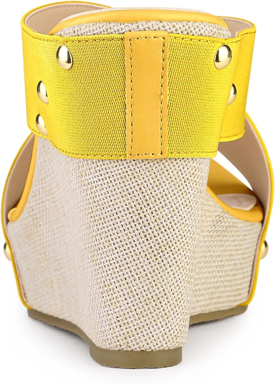 Allegra K Women's Platform Slide Wedge Sandals
