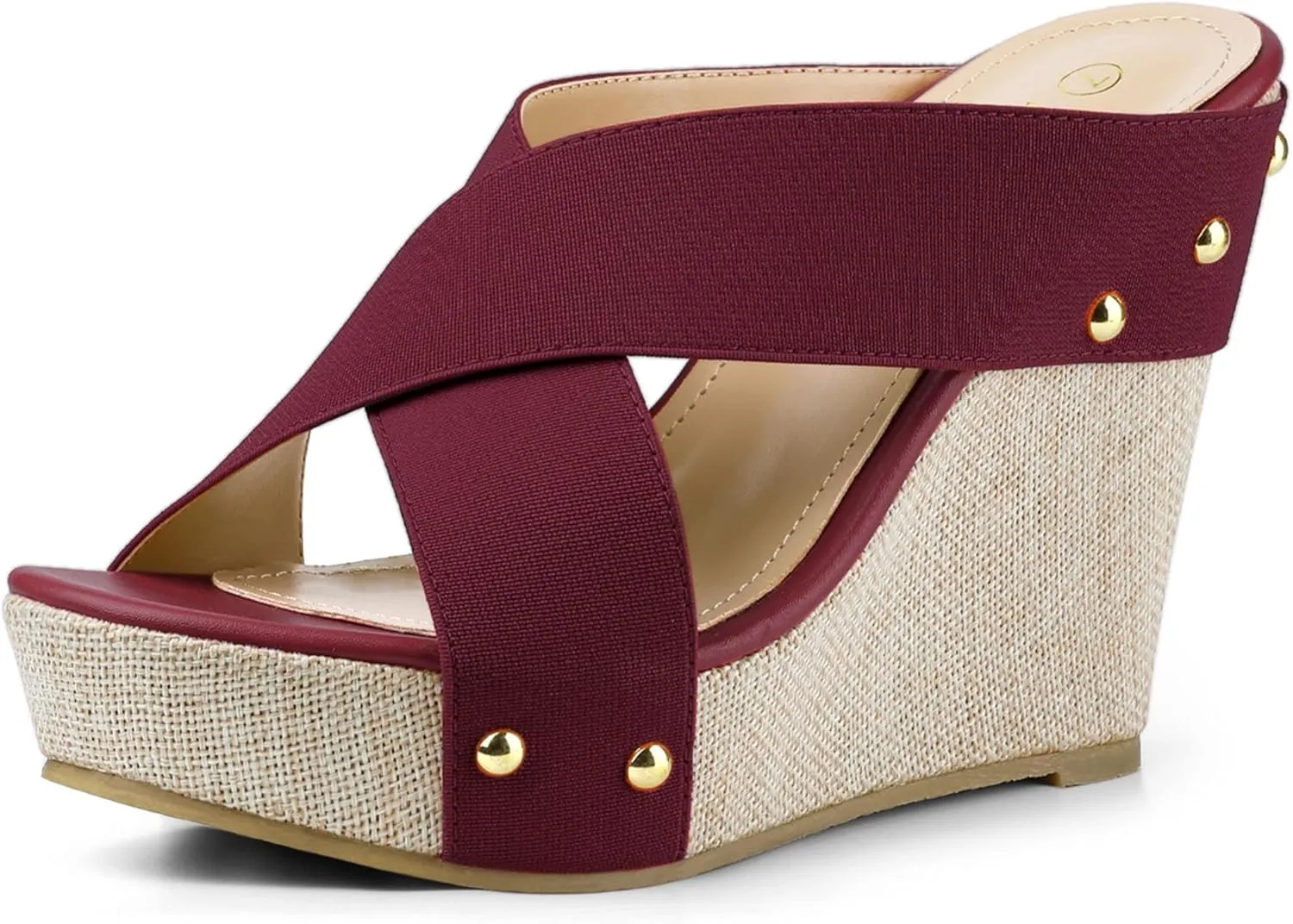 Allegra K Women's Platform Slide Wedge Sandals