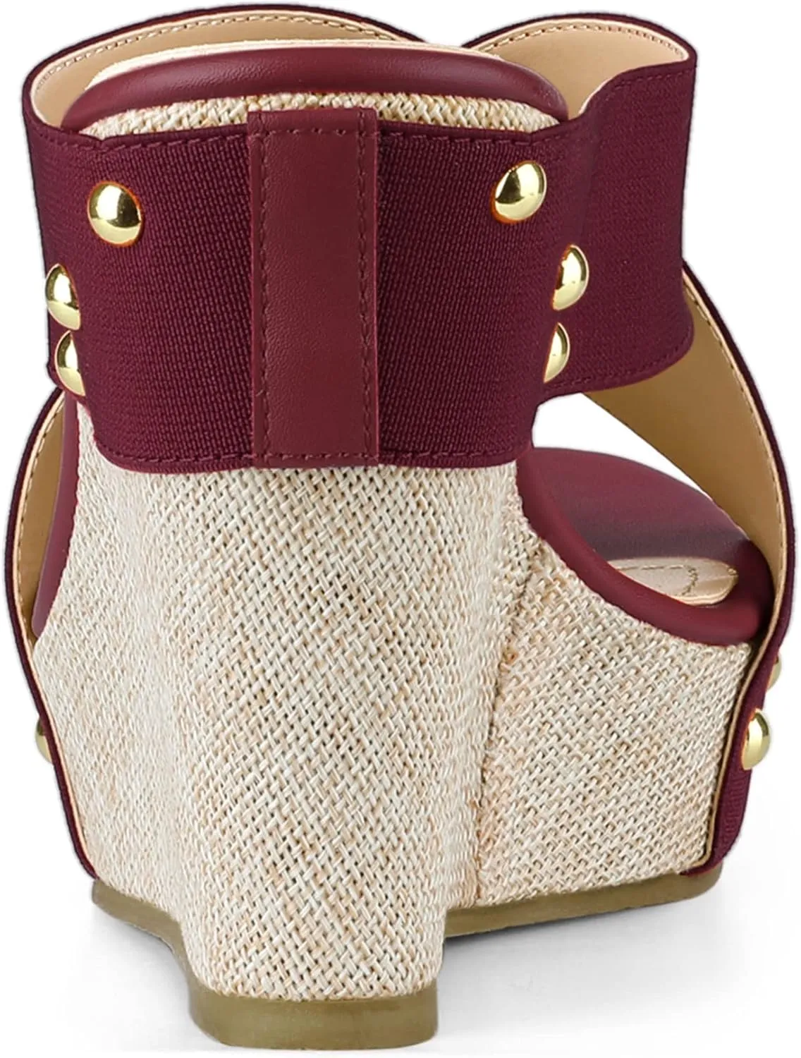 Allegra K Women's Platform Slide Wedge Sandals