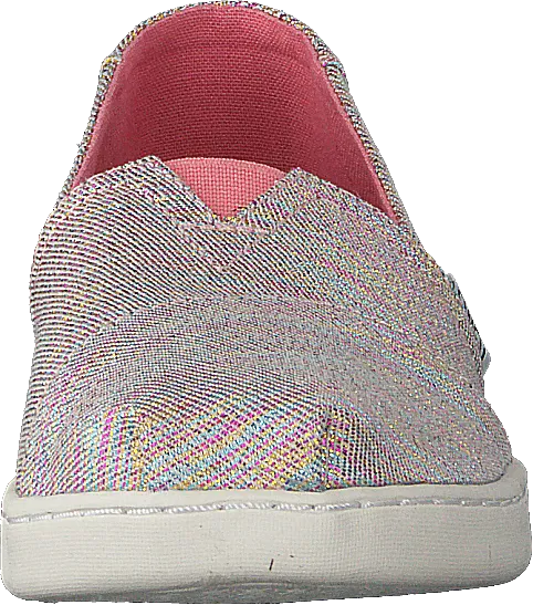Alpargata Youth Pink Multi Twill Glimmer
