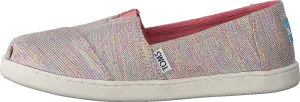 Alpargata Youth Pink Multi Twill Glimmer