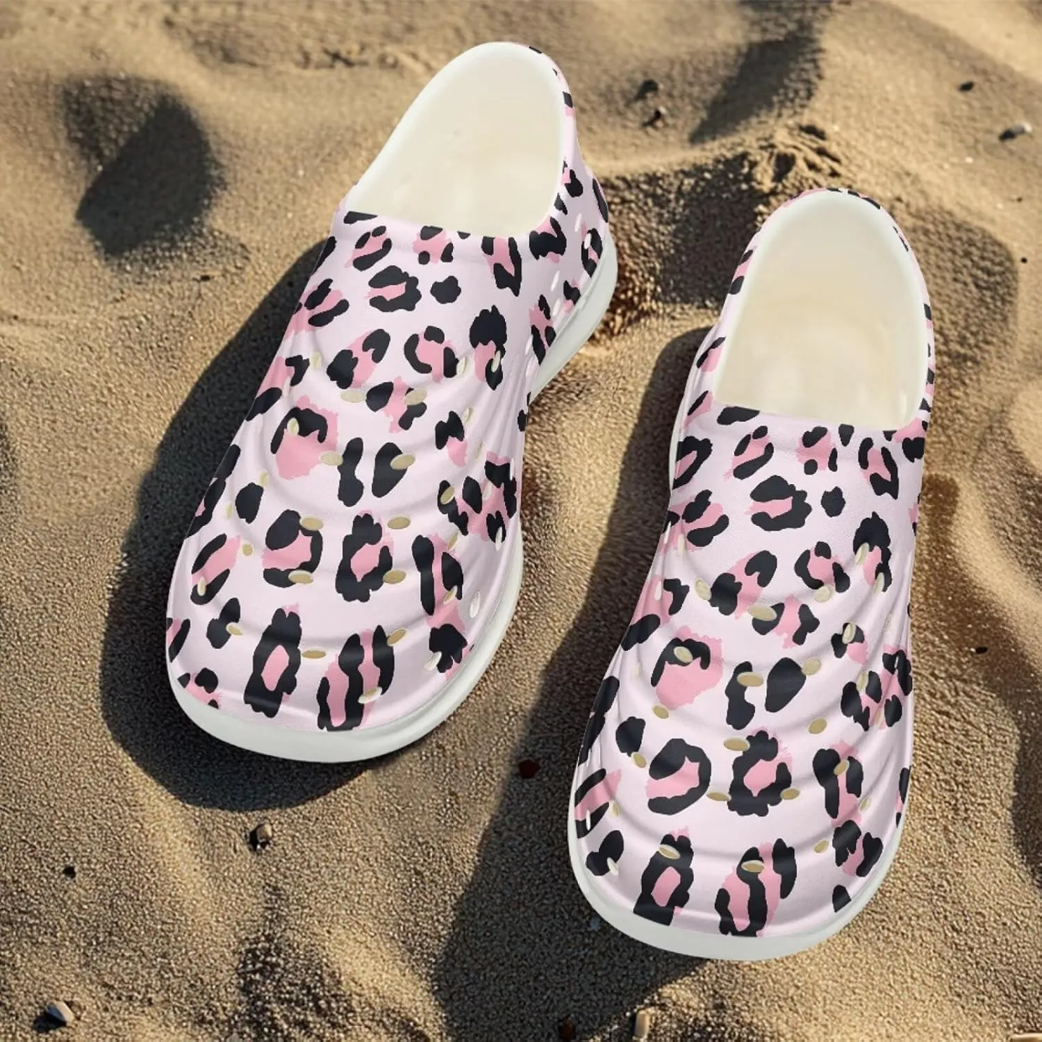 Animal Print Water Shoes for Girls Boys Kids Swim Beach Sandals Breathable for Outdoor Water Sports Pool