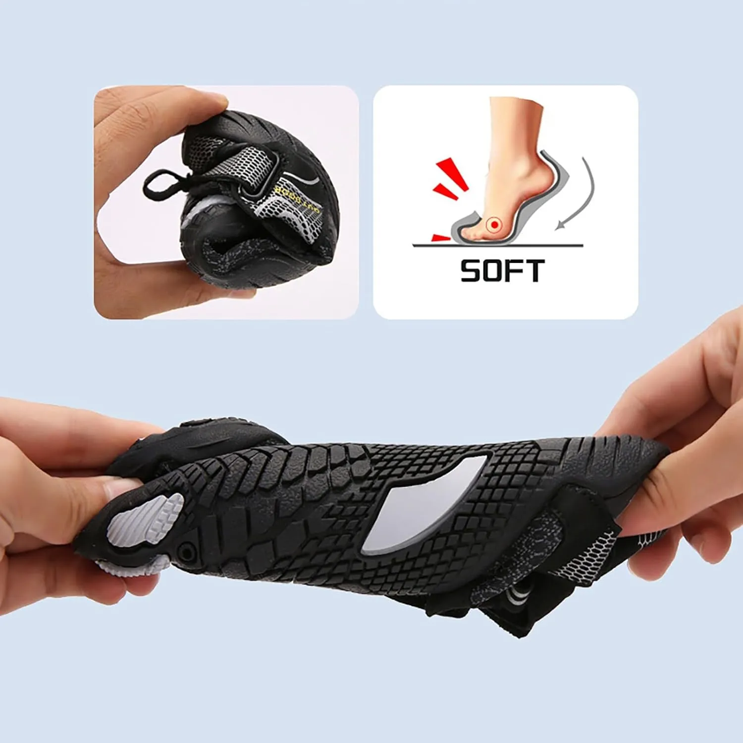 Aqua Shoes for Men Women Quick Dry Water Shoes Barefoot Swim Beach Pool Surf Hiking Kayaking Diving Yoga Sports Lightweight Breathable