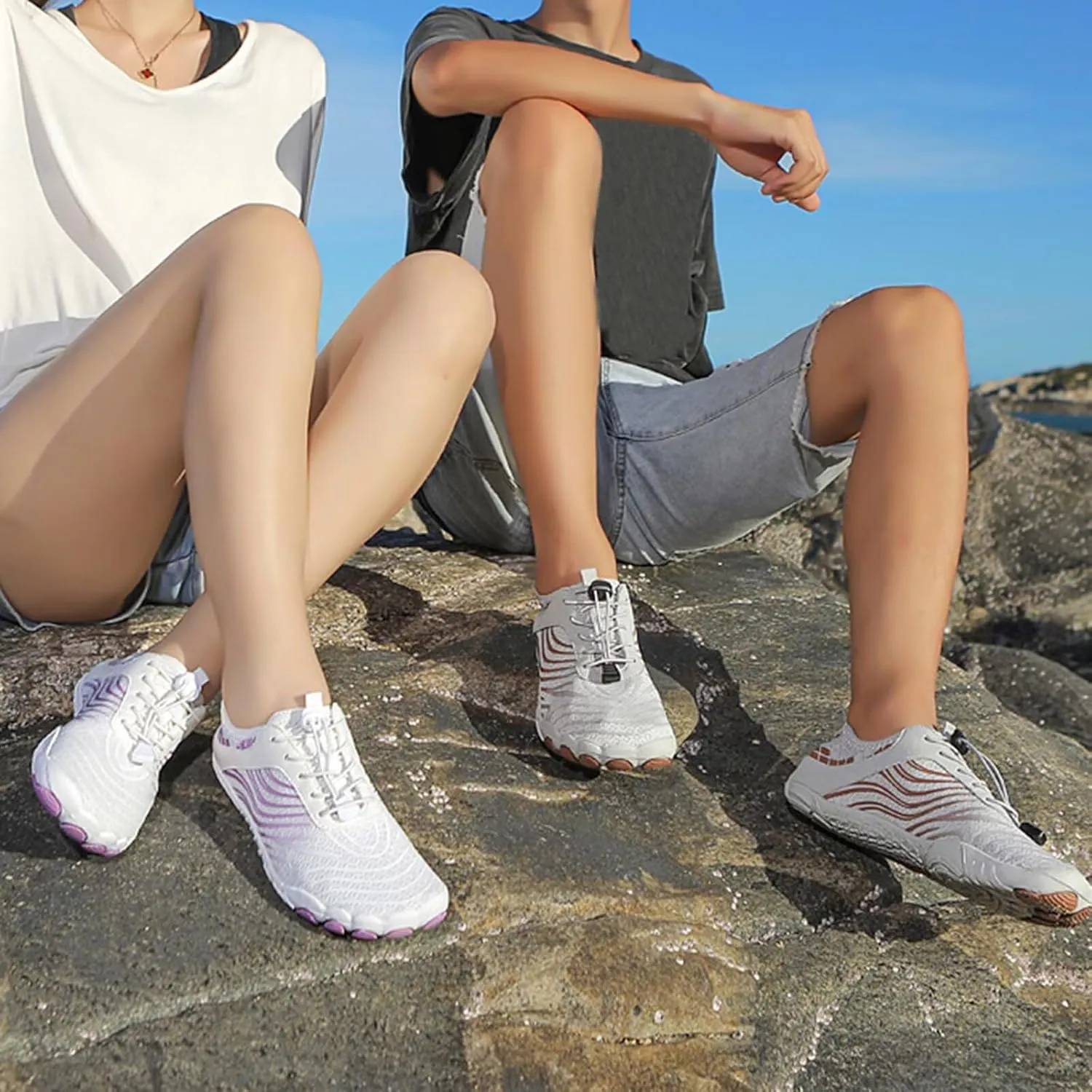 Barefoot Grounding Shoes Mens Womens Beach Swim Shoes Quick Drying Gym Training Sneakers Indoor Powerlifting & Bodybuilding Fitness Sneakers