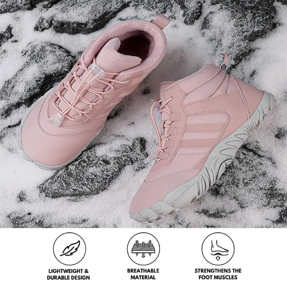 Barefoot Shoes Winter,Snow Boots for Women & Men,Warm Fur Lined Waterproof Snow Sneakers Lightweight Non-Slip Snow Boots