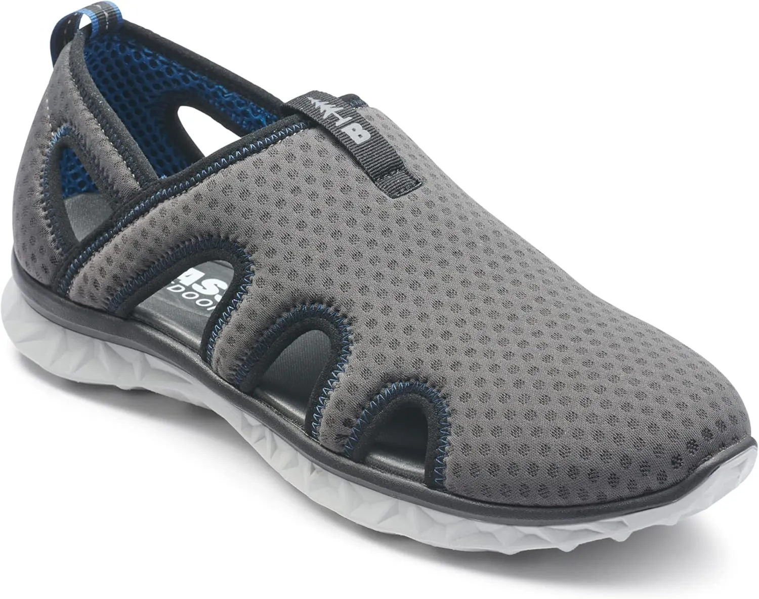 BASS OUTDOOR Men's Hex Vented Hiking Shoes – Traction-Sole Mesh Slip-ons