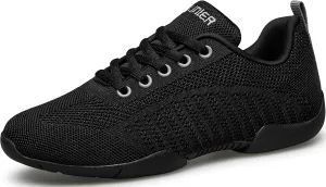 BAXINIER Girls White Cheerleading Shoes Breathable Youth Cheer Competition Sneakers Athletic Training Dance Tennis Walking Shoes