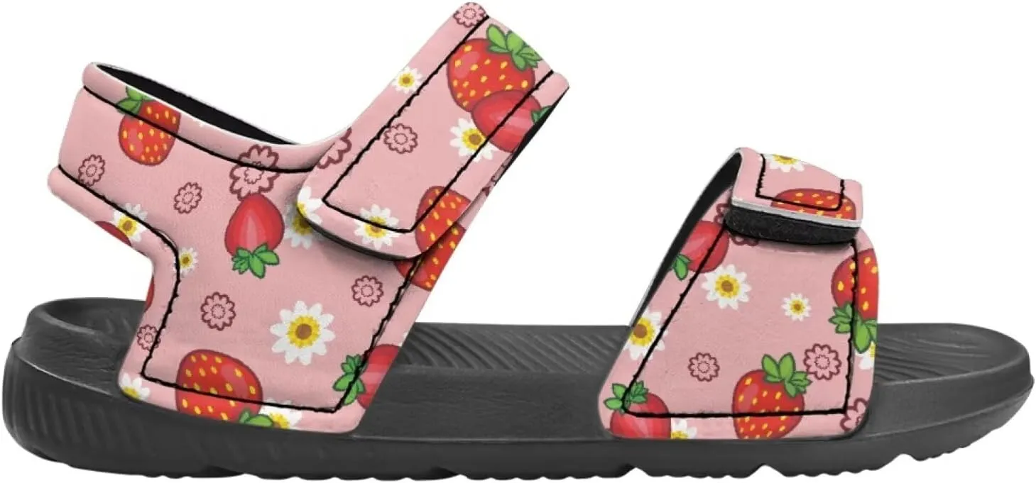 Bling Bling Sandals for Kids Girls US 5 Fashion Summer Dress Shoes Princess Beach Water Shoes Adjustable Outdoor Sport Hiking Sandals