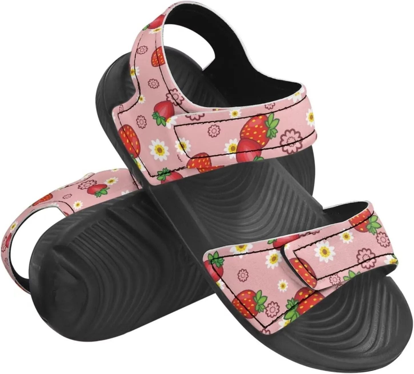 Bling Bling Sandals for Kids Girls US 5 Fashion Summer Dress Shoes Princess Beach Water Shoes Adjustable Outdoor Sport Hiking Sandals