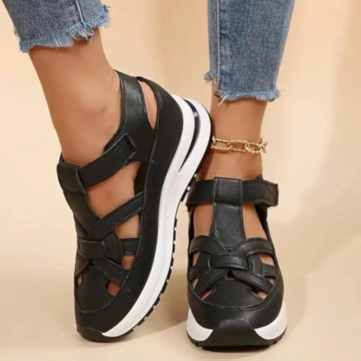 Bomre Orthopedic Sandals, Bomre Arch Support Shoes, Summer Platform Wedge, Beach Boho Vacation
