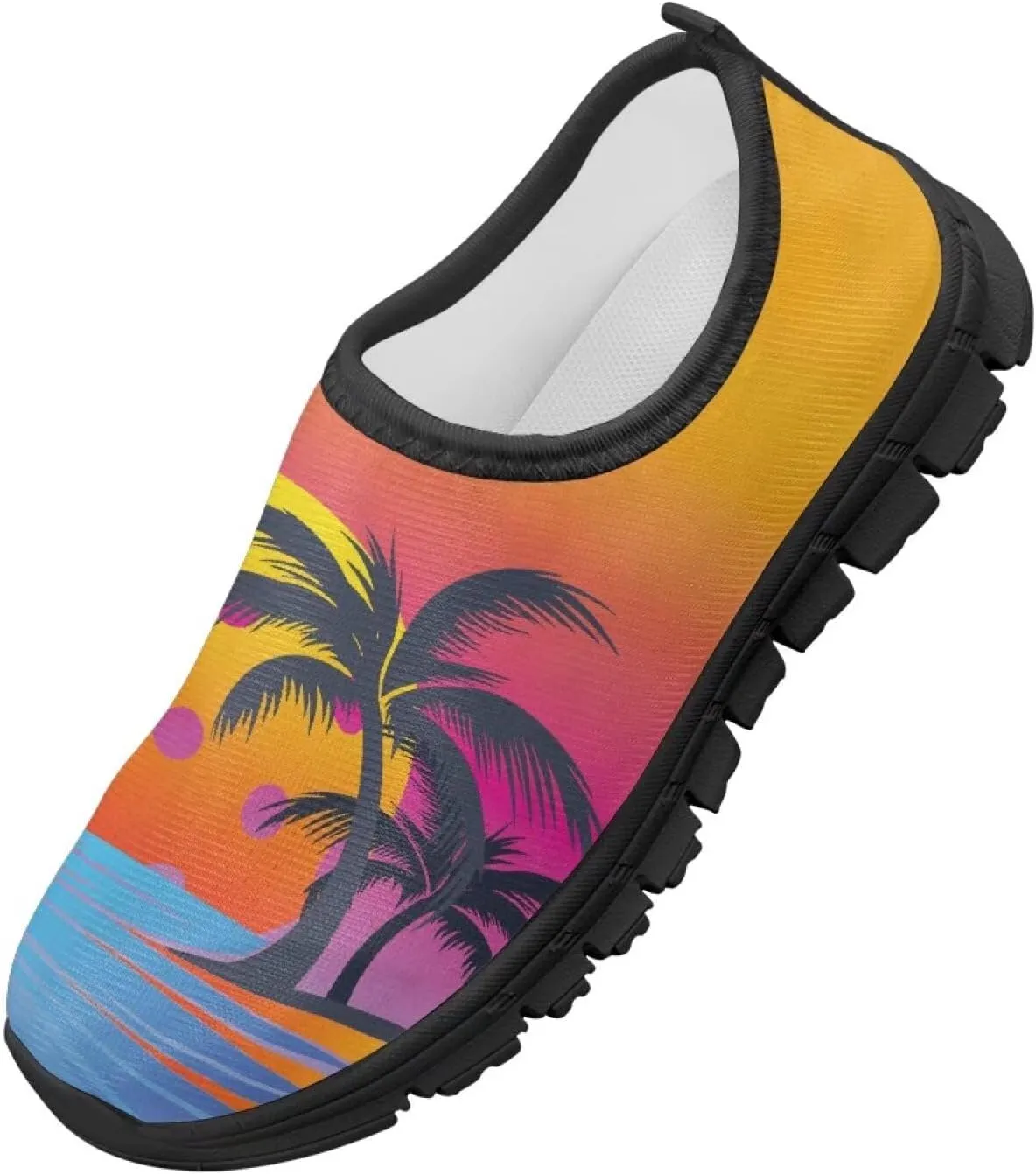 Boys Girls Casual Sneakers,Comfortable Slip On Flats Sport Training Shoes Children's Air Mesh Running Shoes