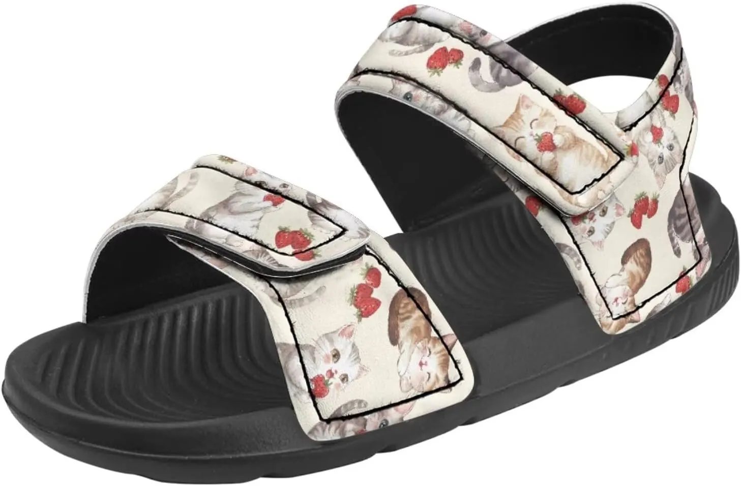 Boys Girls Sandals Cute Dachshund Print Kids Athletic Sport Sandals Open Toe Fashion Outdoor Hiking Shoes for Summer