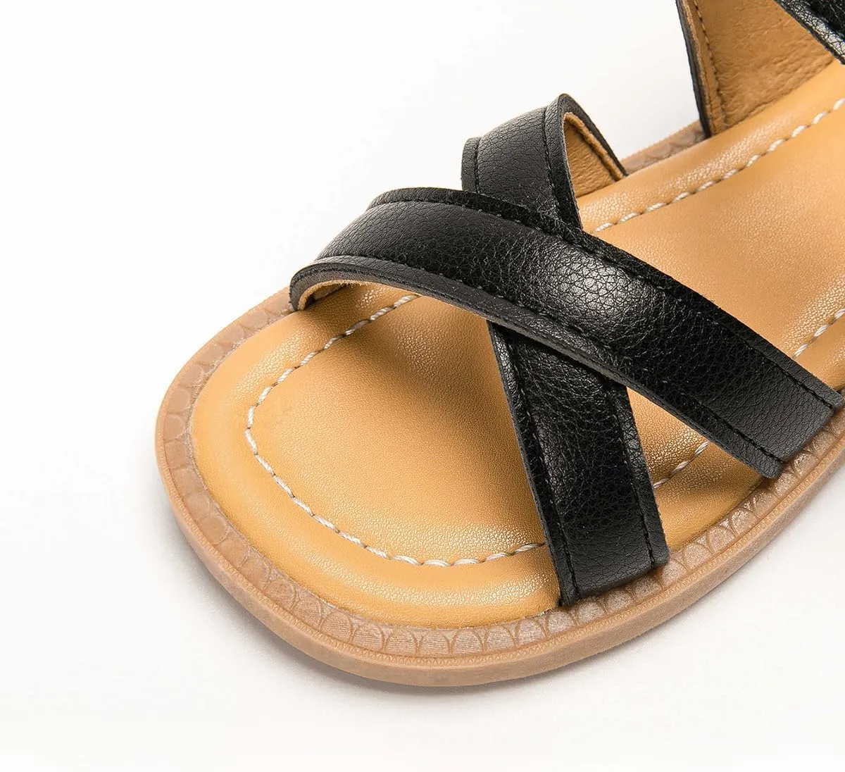 Boys Girls Sandals Open Toe Breathable Princess Non-Slip Flats Summer Beach Lightweight Rubber Sole Sandals (Toddler/Little Kid)