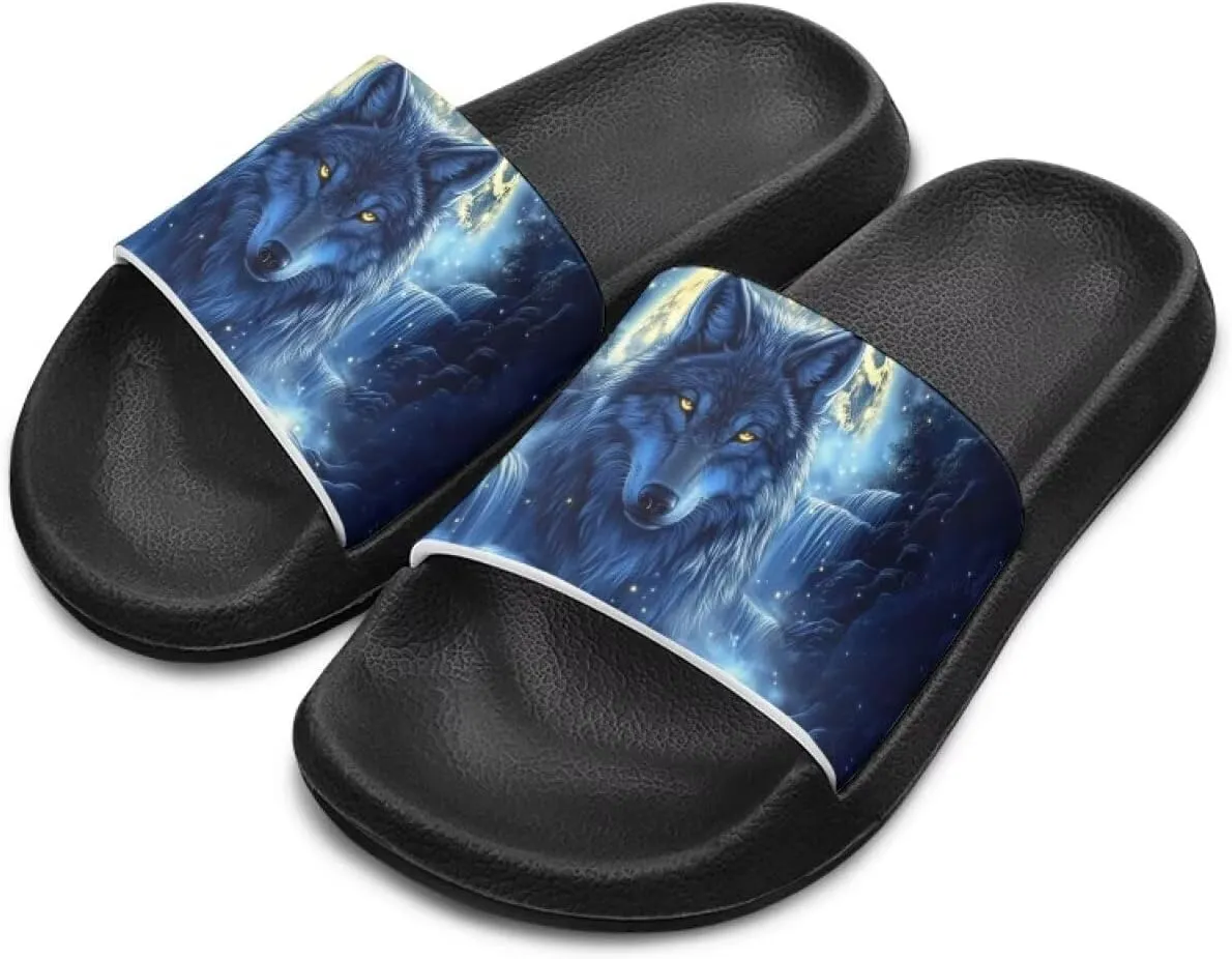 Boys Slides Sandal Non-slip Kids Pool Slides for Beach Lightweight