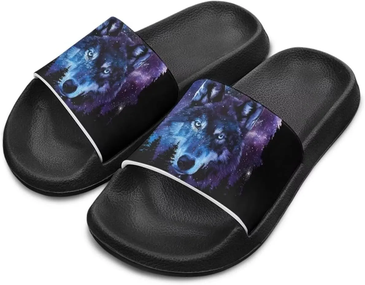 Boys Slides Sandal Non-slip Kids Pool Slides for Beach Lightweight