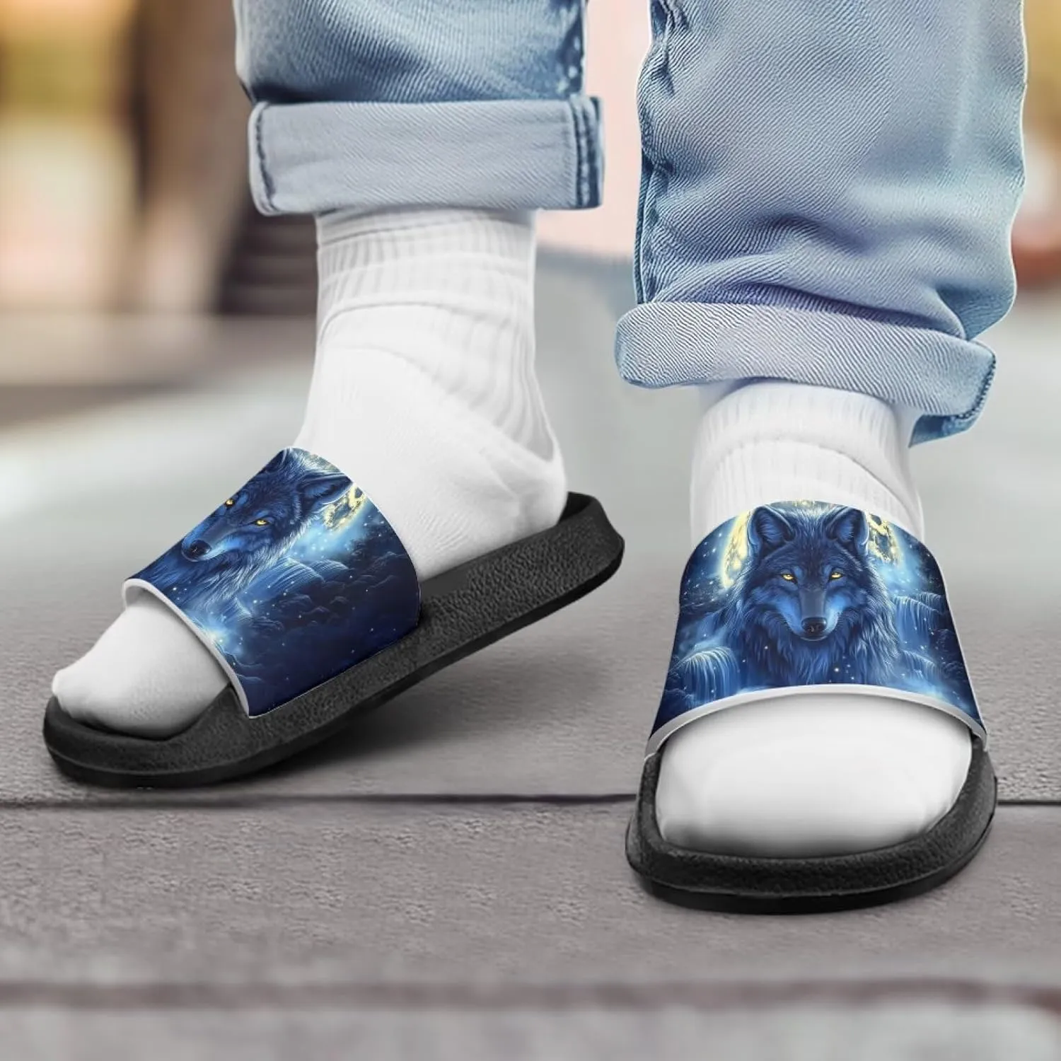 Boys Slides Sandal Non-slip Kids Pool Slides for Beach Lightweight