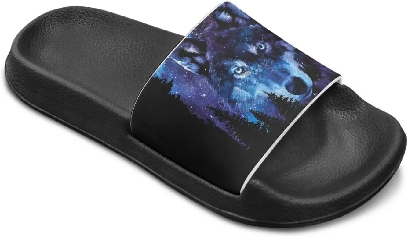 Boys Slides Sandal Non-slip Kids Pool Slides for Beach Lightweight
