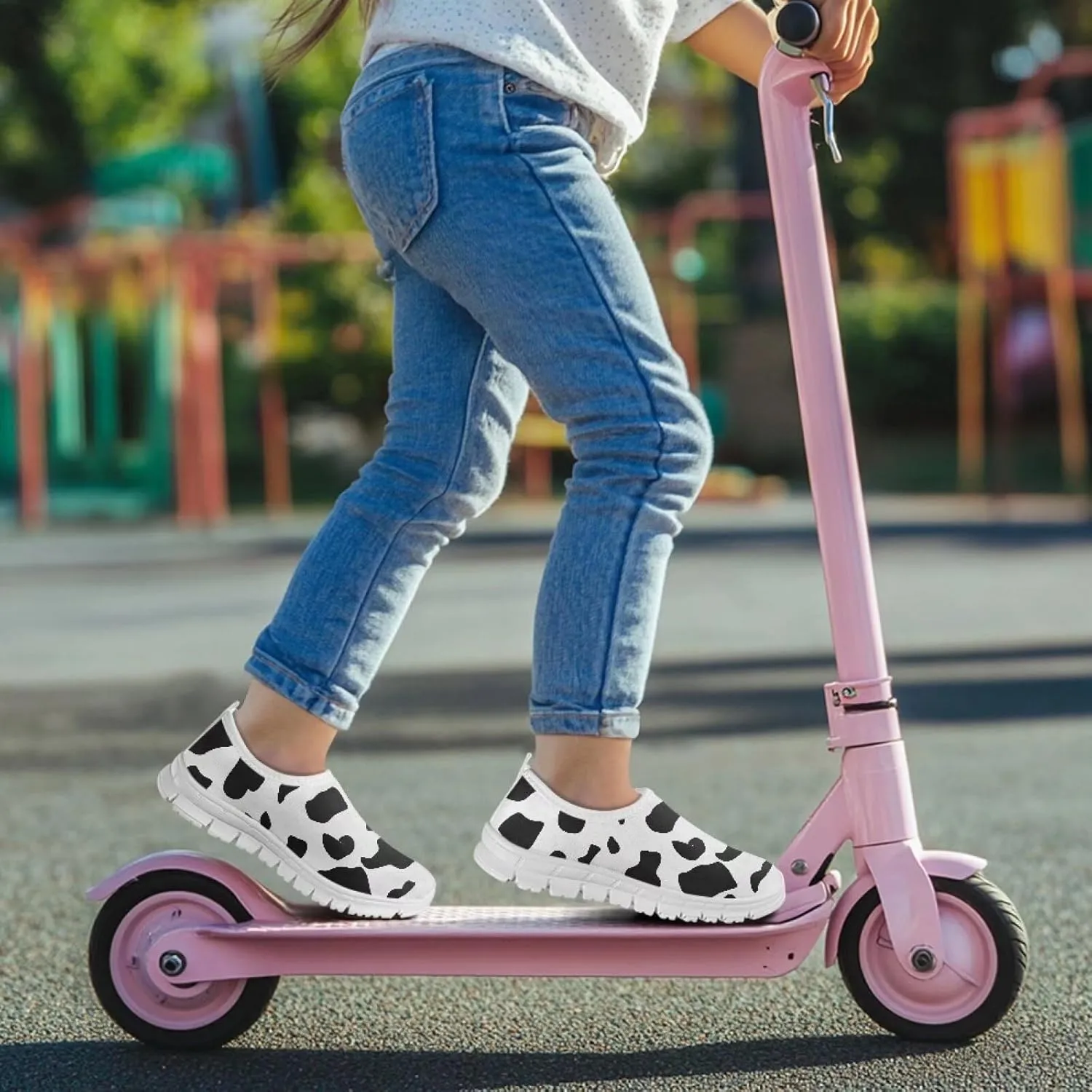 Boys'Slip On Flats Sneakers,Children's Low-Top Skateboard Shoes Girls Lightweight Classic Casual Sneakers