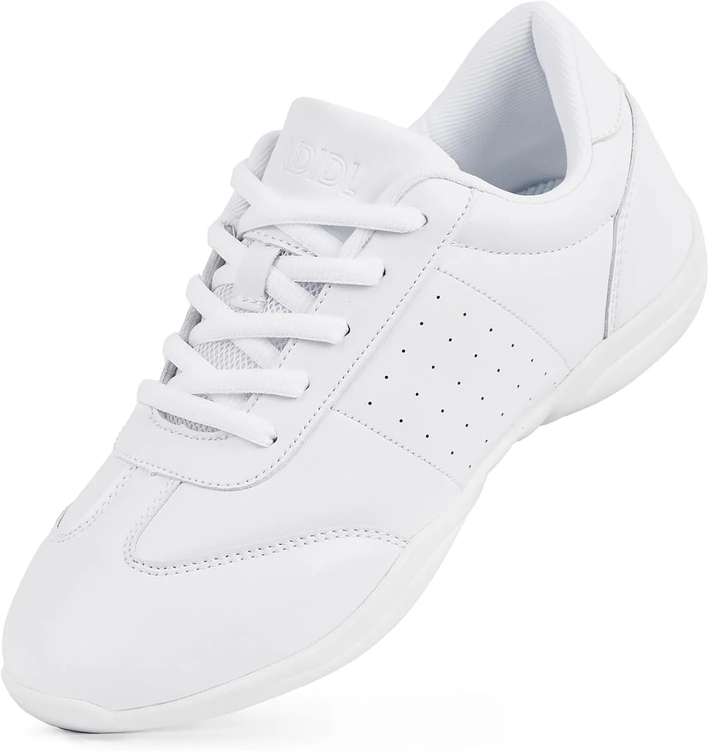 CADIDL Cheer Shoes for Women White Cheerleading Athletic Dance Shoes Girls Flats Tennis Walking Sneakers