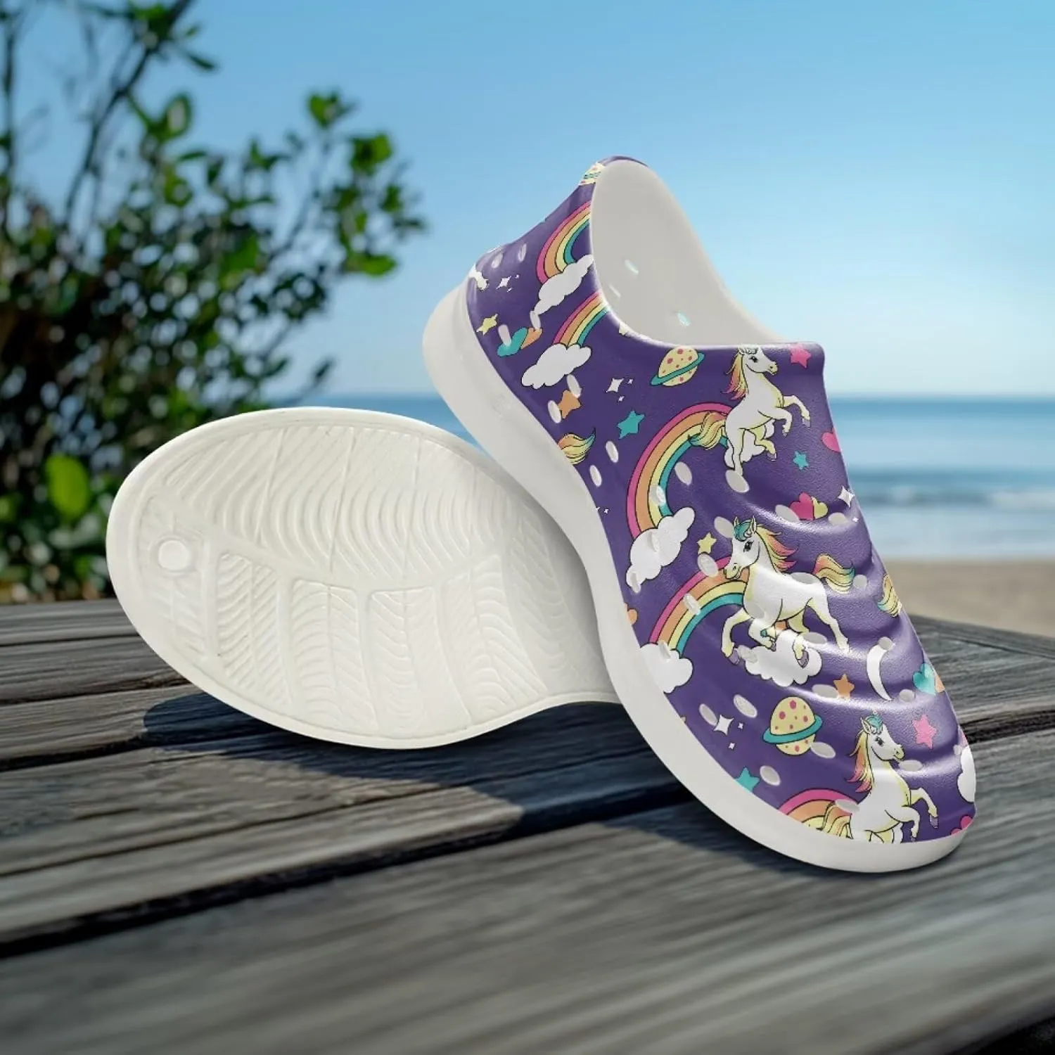 Cartoon Animal Water Shoes for Kids Boys Girls Slip On Sandals Child Breathable Quick Dry Pool Beach Sneakers