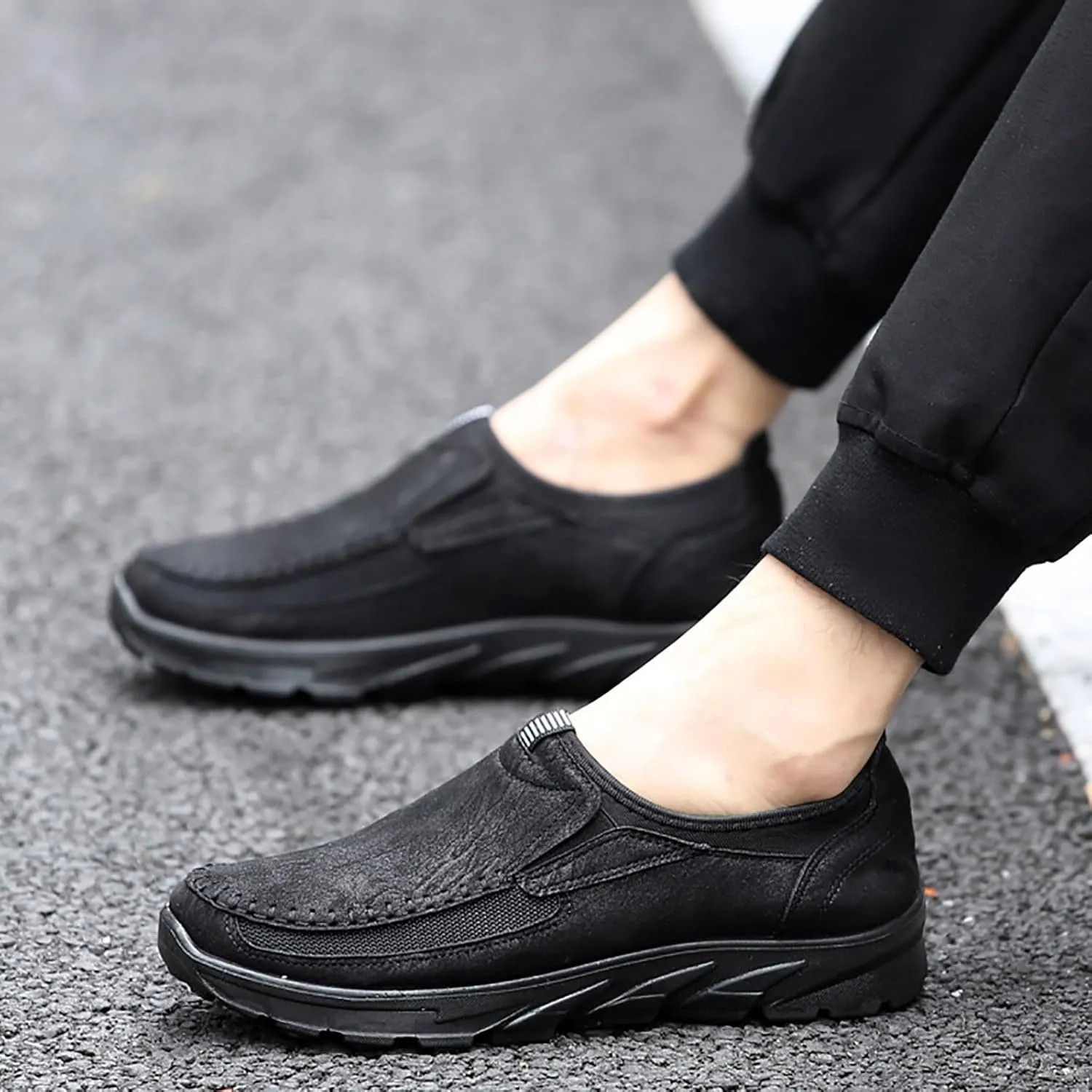 Casual Shoes for Men Leather Sports Shoes Trendy Design for Active Lifestyles Sneakers Odor Eliminator for Men