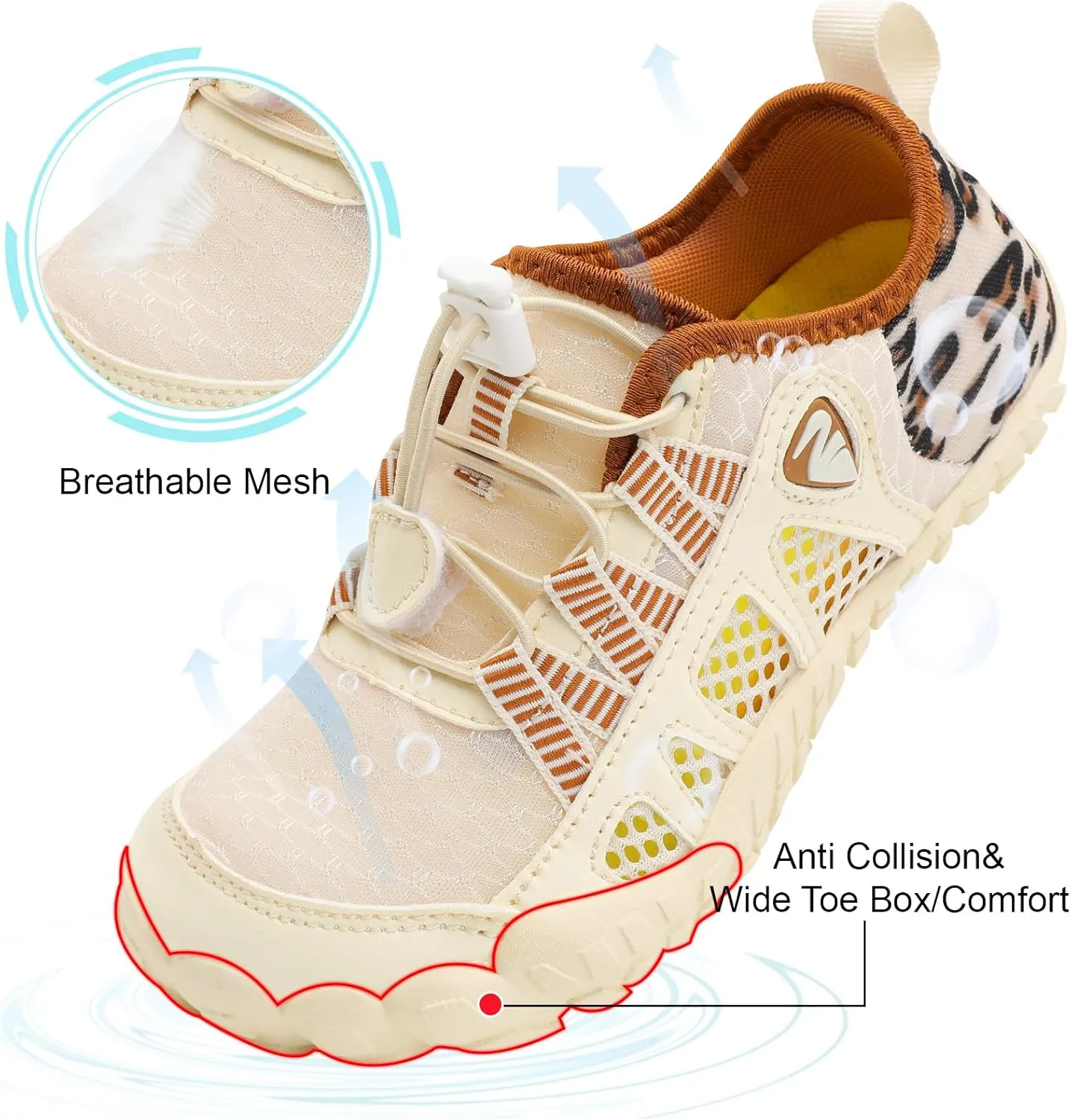 Centipede Demon Kids Water Shoes Girls Boys Quick Dry Aqua Shoes Barefoot Water Sneakers for Beach Swim Pool Boats Outdoor Water Sports Little/Big Kid