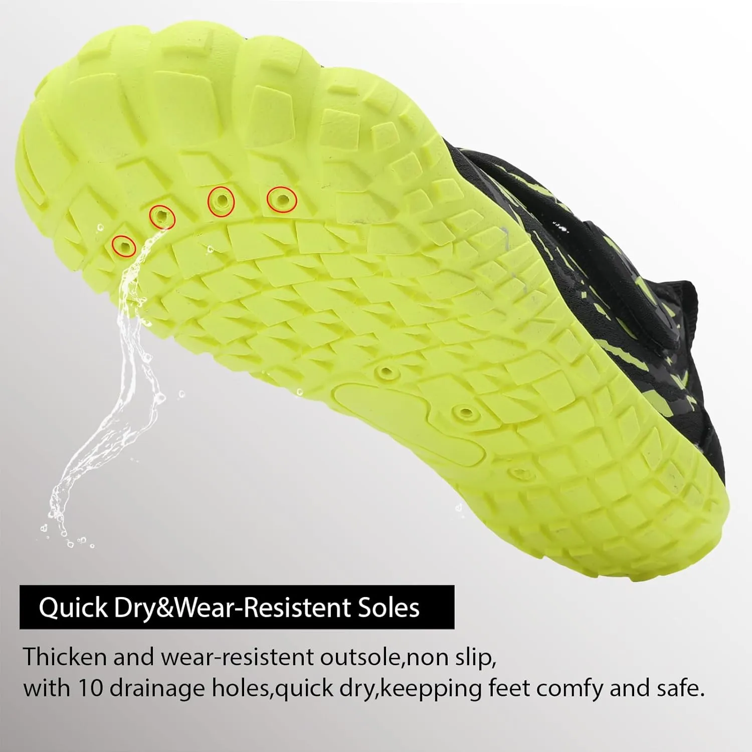 Centipede Demon Kids Water Shoes Girls Boys Quick Dry Aqua Shoes Barefoot Water Sneakers for Beach Swim Pool Boats Outdoor Water Sports Little/Big Kid