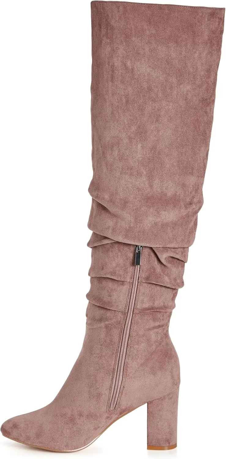 City Chic Women's WIDE FIT Raquel Knee Boot.