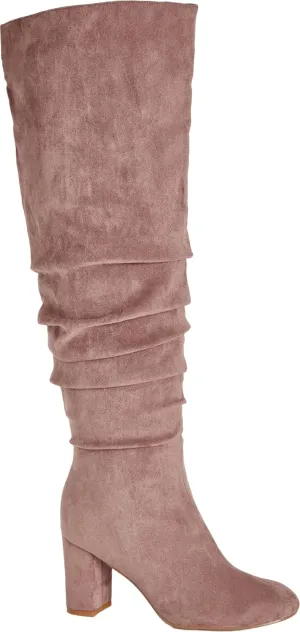 City Chic Women's WIDE FIT Raquel Knee Boot.