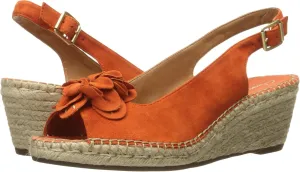 Clarks Womens Petrina Bianca Applique Espadrilles