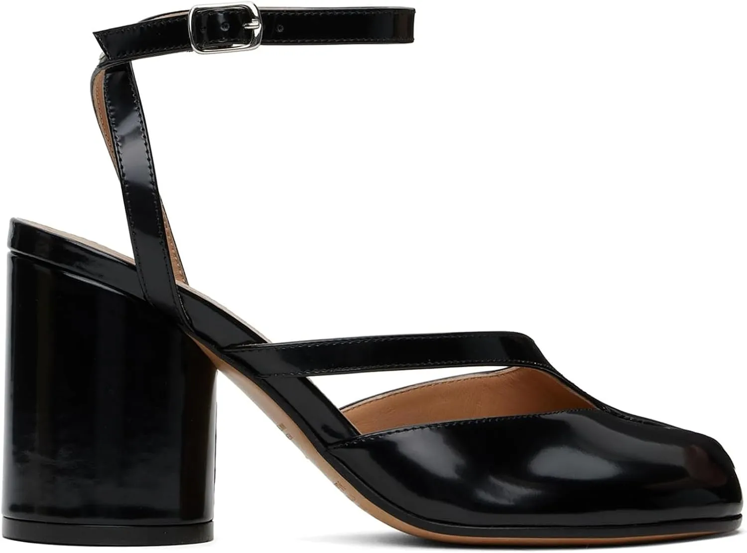 ClassicSter Split Toe Shoes Women Chunky High Heel Ankle Strap Japanese Tabi Shoes Block Slingback Heels Pumps