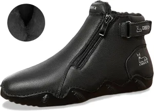 Climatelight Women's Waterproof Winter Snow Boots For Outdoor Commuting Driving Shoes Fleece Fashion Casual Suede Boots
