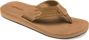 Cobian Campo Del Sol Lazo Sandals for Men – Premium Leather Flip-Flops with Arch Support – Western-Ispired Footwear for Casual Look