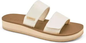 Cobian Women's Dana Rise Synthetic Leather Strap Slides Sandals