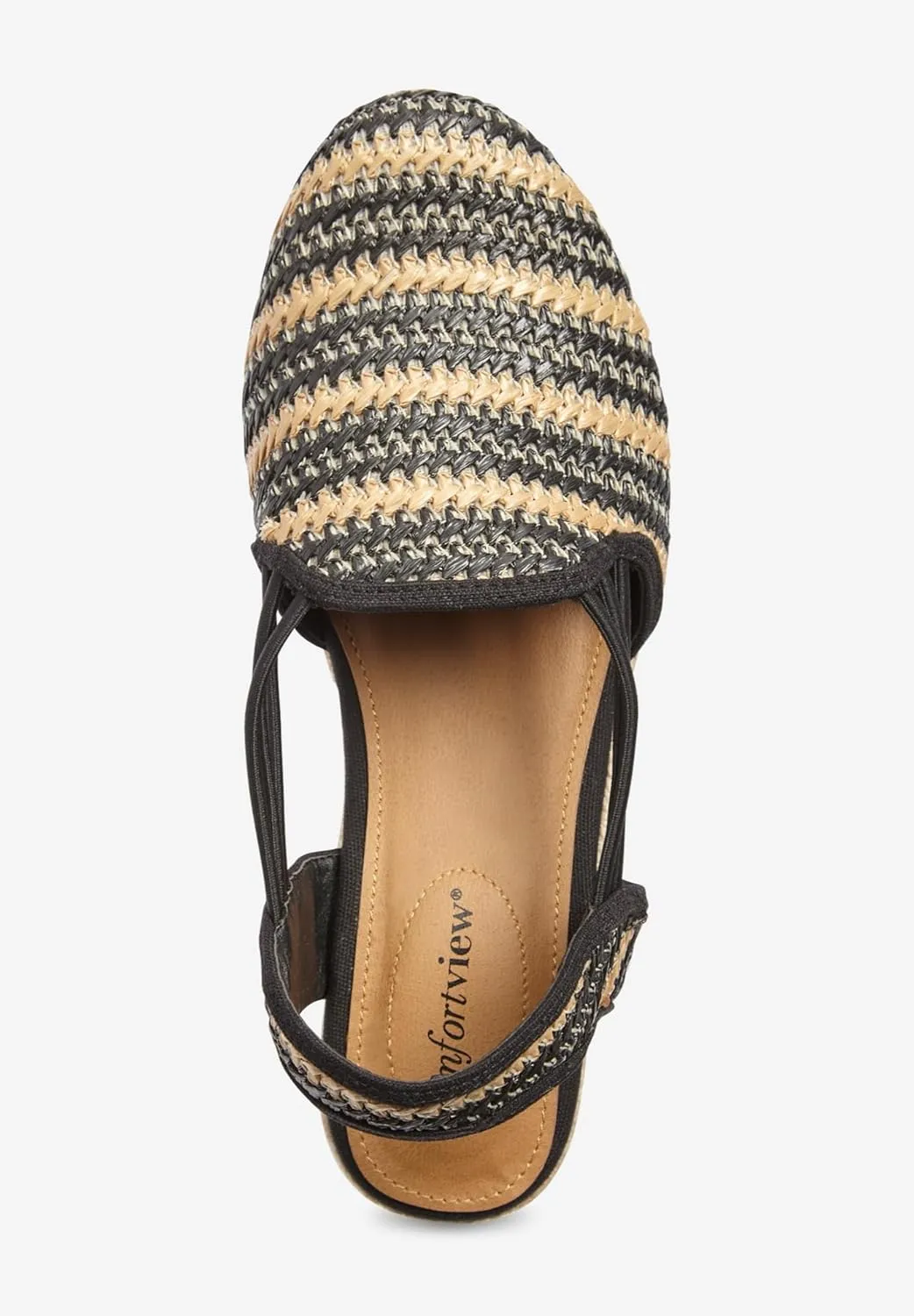 Comfortview Women's The Clea Espadrille (Wide Widths Available)