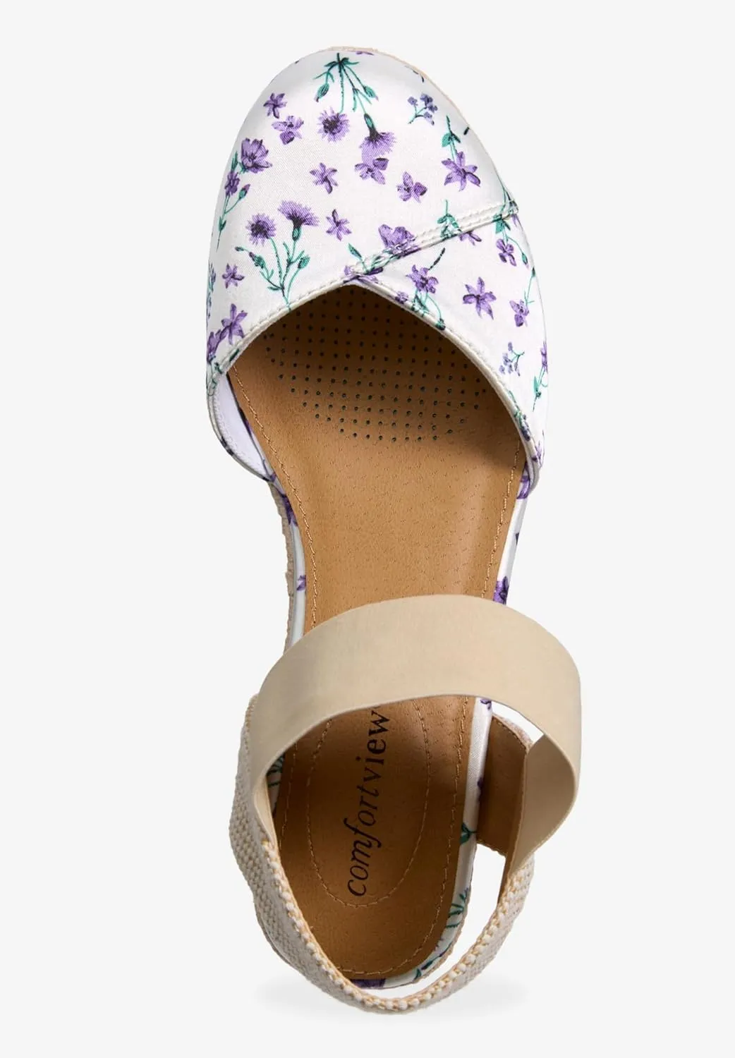 Comfortview Women's Wide Width The Abra Espadrille