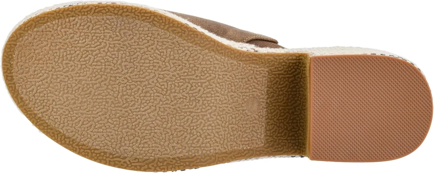 Corkys Footwear Totally Buggin Heeled Sandal - With A 3.25-Inch heel And 1-Inch platform, Chunky Heel, Slip-on Comfort, EVA Insole, and a Stylish Raffia Outsole