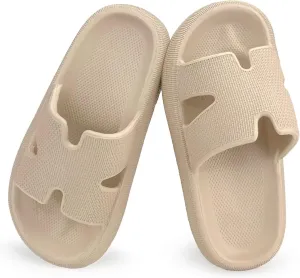 Cubufly Kids Cloud Slides Boys Girls Pillow Slippers Shower Slip on Slide Sandals
