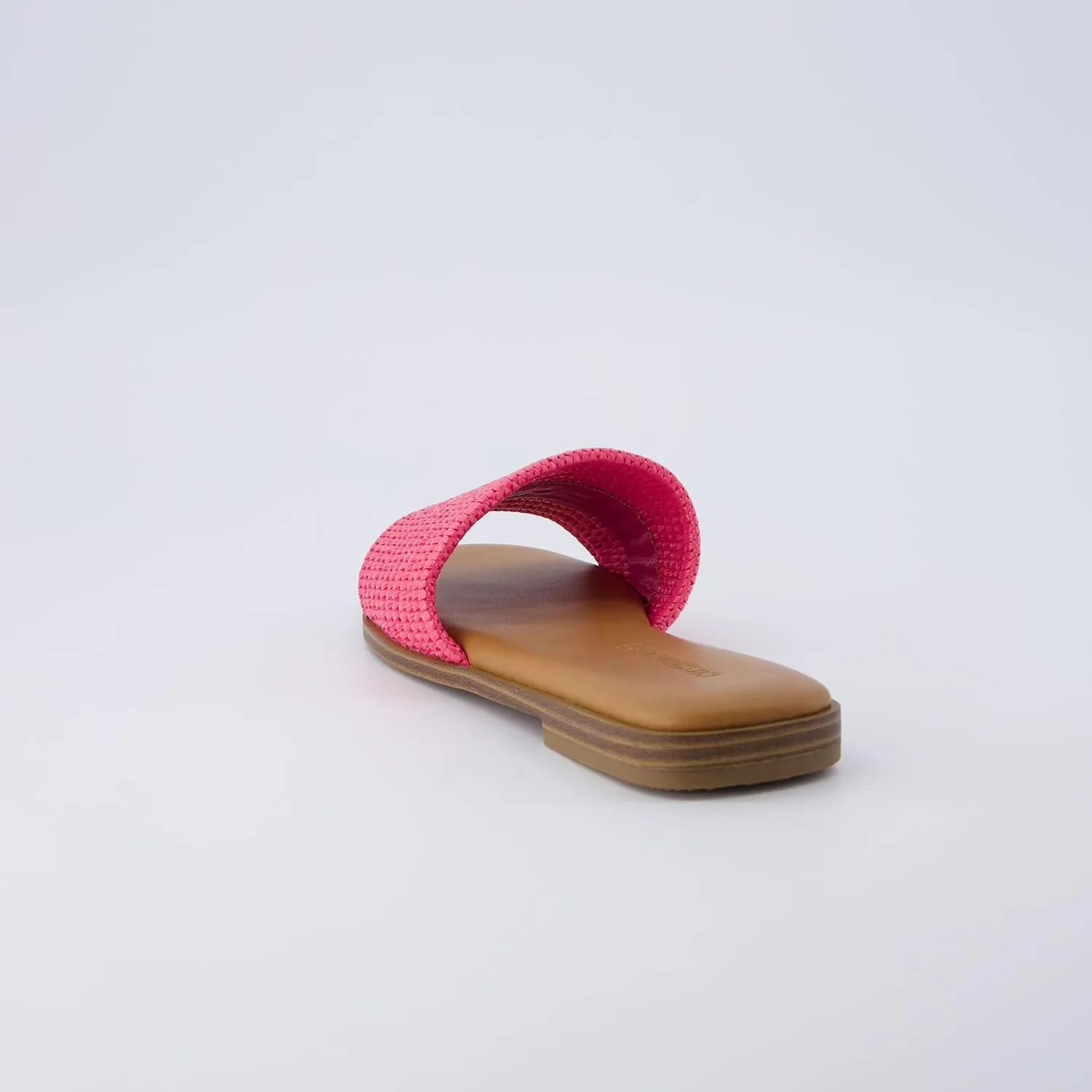 CUSHIONAIRE Women's Sesame raffia slide sandal  Memory Foam, Wide Widths Available