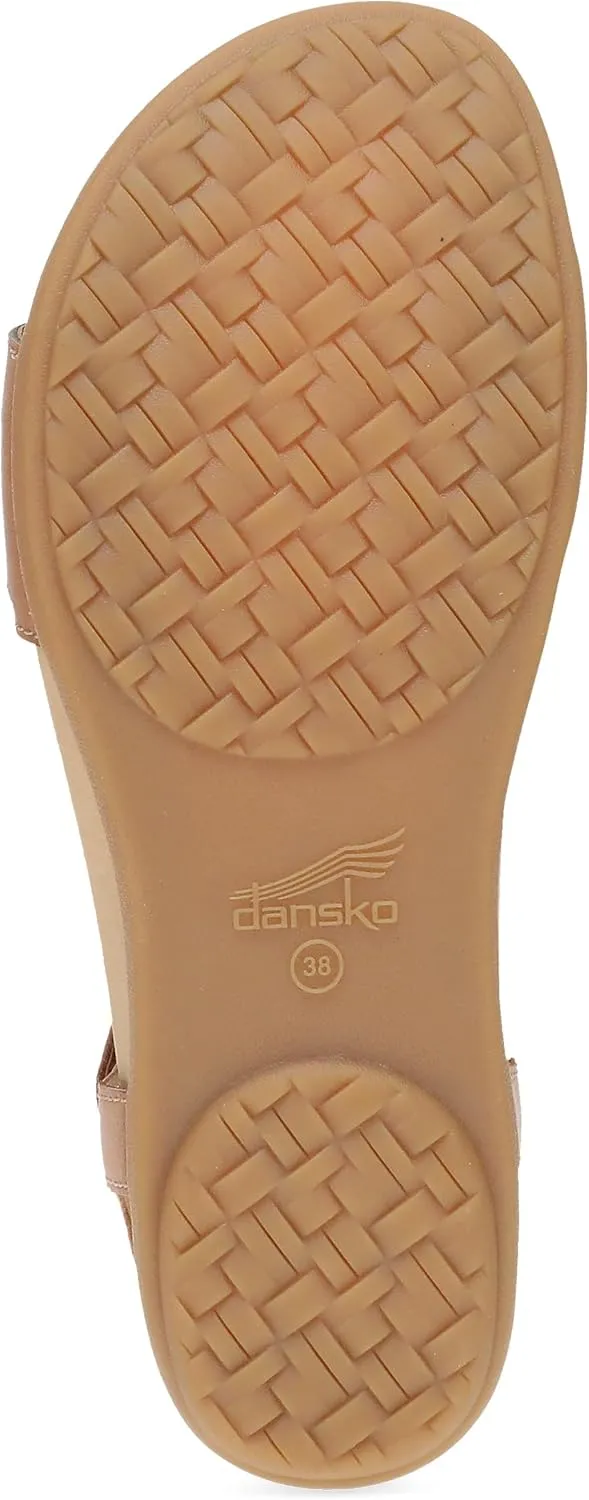 Dansko Jodie Sandal for Women - Leather Linings and Uppers for All-Day Comfort - Dual-Density EVA Footbed and Lightweight Rubber Outsole for Long-Lasting Wear
