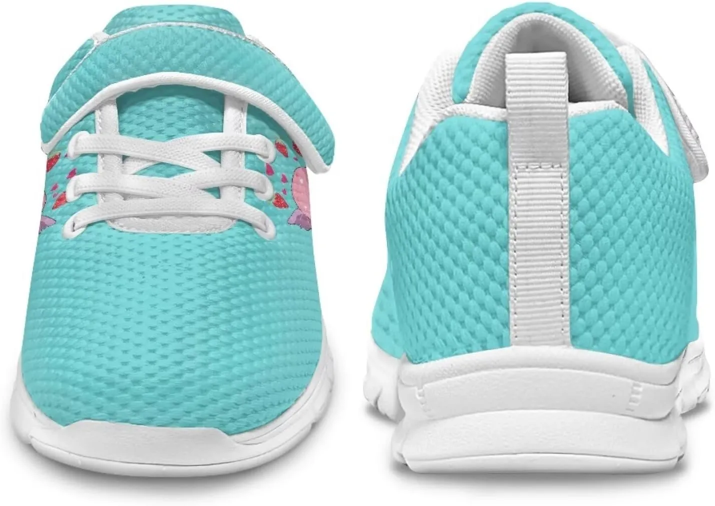 Doojoayie Little Girl Tennis Shoes School Sneakers for Girls Hook and Loop Footwear