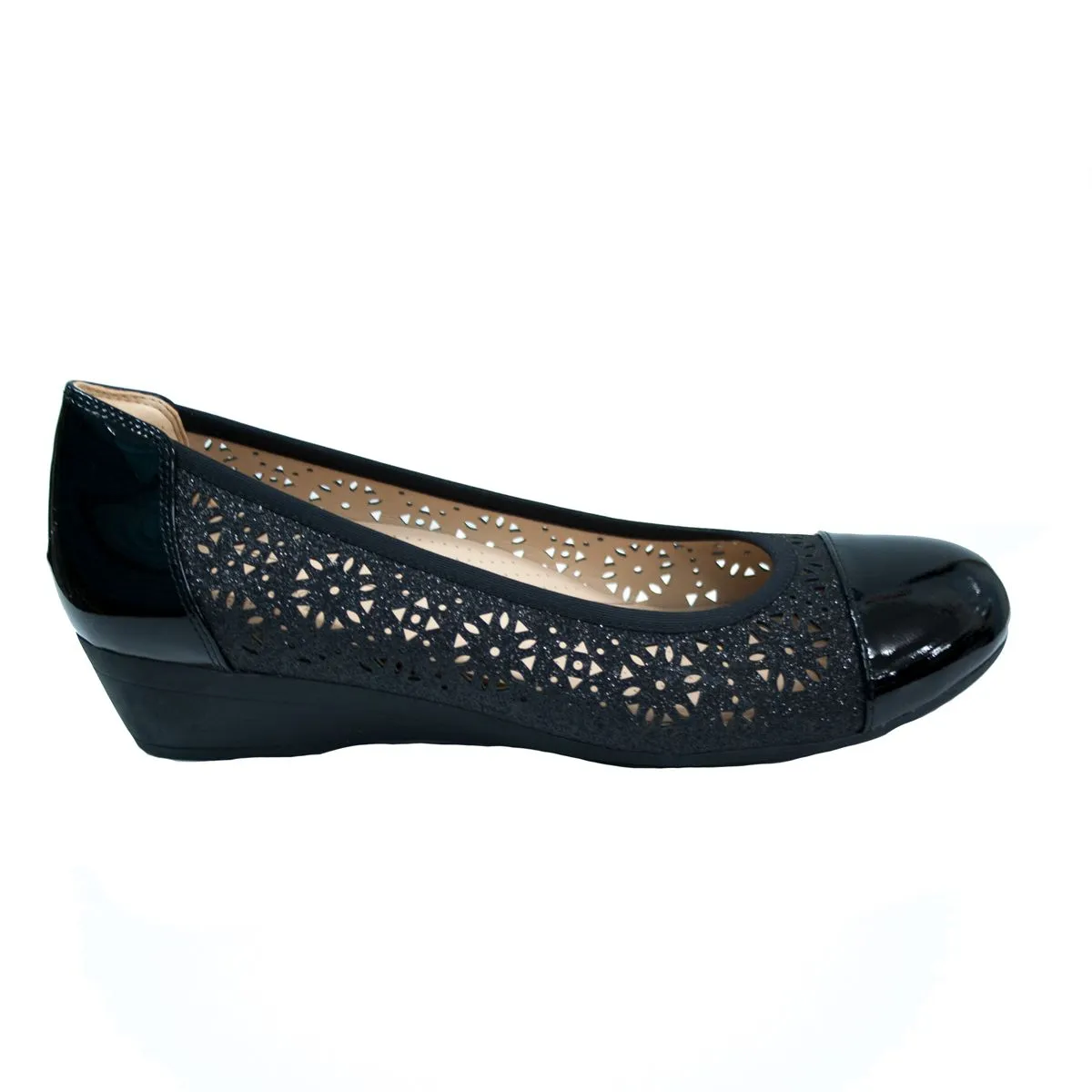 Dr Kong Madison Black Ballet Flats