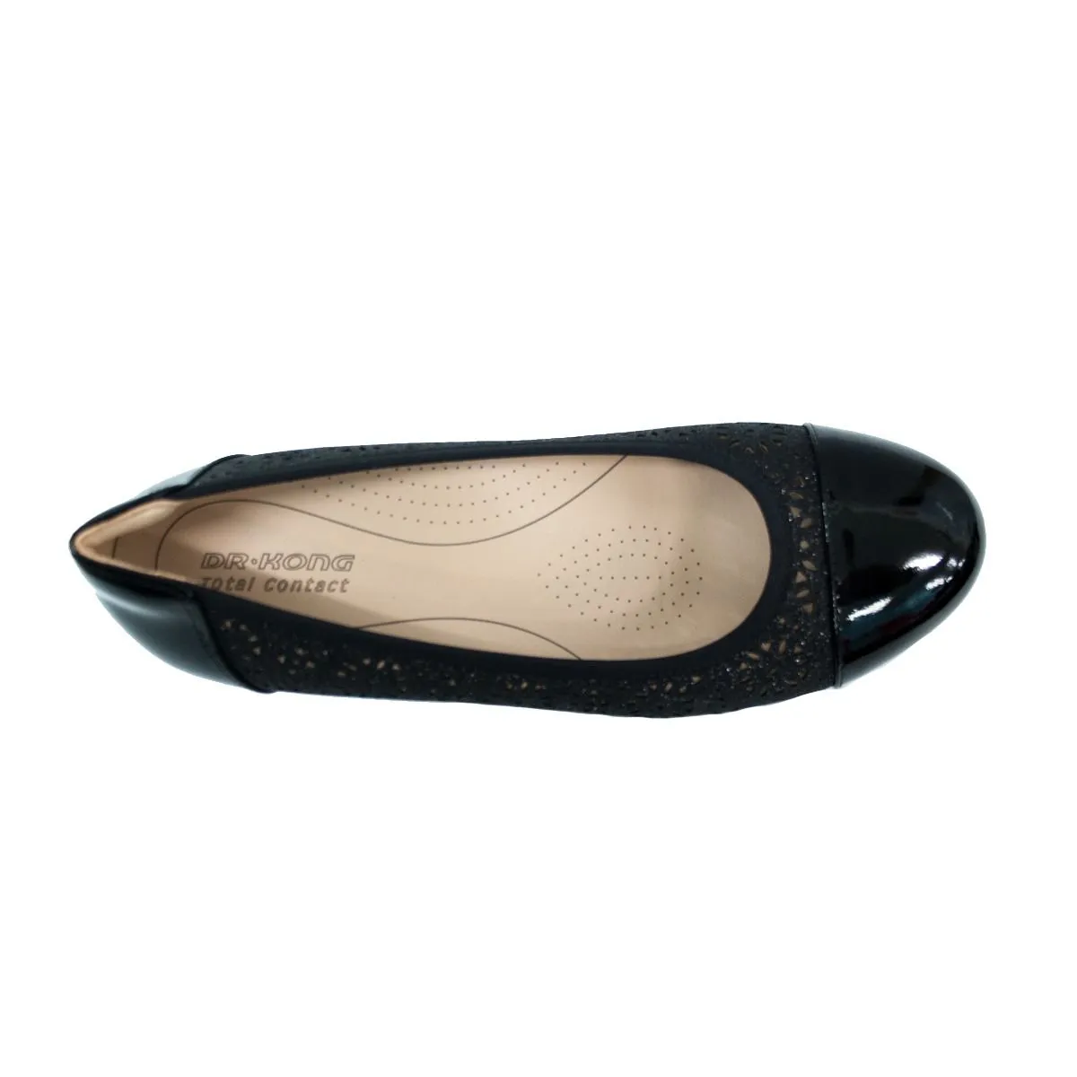 Dr Kong Madison Black Ballet Flats