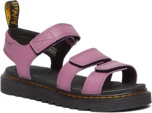 Dr. Martens Girl's Klaire (Big Kid) Muted Purple 5 UK (US 6 Big Kid) M